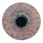 Бра круглое стеклянное с морозным эффектом Heterochromia варинант исполнения - 1 | Loft Concept в Санкт-петербурге