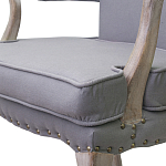 Кресло Aubrey Classical Armchair grey flax варинант исполнения - 4 | Loft Concept в Санкт-петербурге