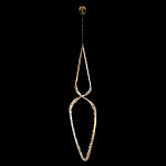 Подвесной светильник обрамленный элементами в виде кристаллов Smooth Shine варинант исполнения - 3 | Loft Concept в Санкт-петербурге