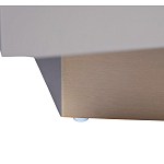 Комод со стеклянной столешницей и с выдвижными ящиками Minimalist Accent варинант исполнения - 6 | Loft Concept в Санкт-петербурге