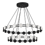 Люстра двухъярусная с круглыми светодиодными источниками света Maxine Light варинант исполнения - 3 | Loft Concept в Санкт-петербурге