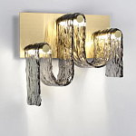 Бра волнистой формы из фактурного стекла Big Wave варинант исполнения - 2 | Loft Concept в Санкт-петербурге