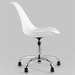 Офисный стул на металлическом основании EGGERY White пластик варинант исполнения - 3 | Loft Concept в Санкт-петербурге