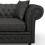 Мебельная ткань Шенилл темно-серый цвет 138 см T4-40 варинант исполнения - 8 | Loft Concept в Санкт-петербурге