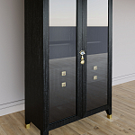 Дизайнерский шкаф витрина Elsa Dreams Black с 4-мя ящиками варинант исполнения - 2 | Loft Concept в Санкт-петербурге