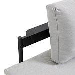 Диван-шезлонг черный Annet варинант исполнения - 3 | Loft Concept в Санкт-петербурге