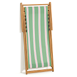 Шезлонг из акации и ткани Argentina варинант исполнения - 8 | Loft Concept в Санкт-петербурге