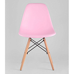 Пластиковый стул на ножках из массива бука Eames Pink варинант исполнения - 4 | Loft Concept в Санкт-петербурге