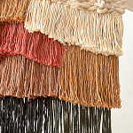 Текстильное Панно с бахромой варинант исполнения - 1 | Loft Concept в Санкт-петербурге