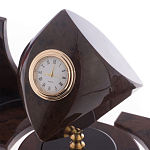 Настольный письменный набор из природного камня обсидиана коричневого Team leader варинант исполнения - 3 | Loft Concept в Санкт-петербурге