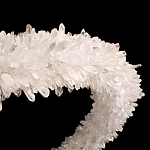 Люстра круглая с натуральным горным хрусталем Crystal Shimmer варинант исполнения - 5 | Loft Concept в Санкт-петербурге