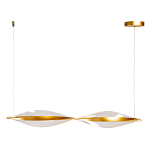 Люстра линейная с изогнутым плафоном Wave Line варинант исполнения - 2 | Loft Concept в Санкт-петербурге