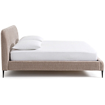 Кровать с обивкой велюр Hazel Velour Beige Bed варинант исполнения - 3 | Loft Concept в Санкт-петербурге