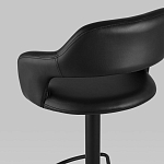 Барный стул черного цвета Strohach варинант исполнения - 6 | Loft Concept в Санкт-петербурге