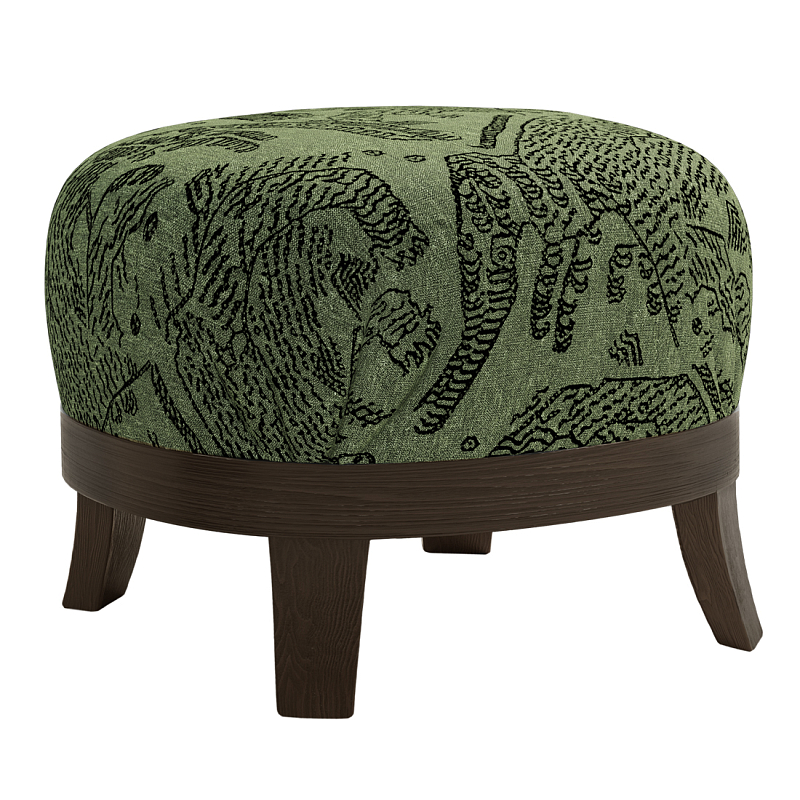Пуф Turin Green Зеленый Коричневый в Санкт-петербурге | Loft Concept 