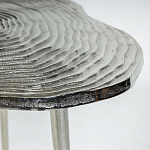 Металлический кофейный столик Puddle Silver варинант исполнения - 2 | Loft Concept в Санкт-петербурге