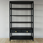 Стеллаж с двумя ящиками Elsa Dreams Black варинант исполнения - 4 | Loft Concept в Санкт-петербурге