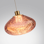 Подвесной светильник с прозрачным стеклянным плафоном округлой формы Effervia  варинант исполнения - 3 | Loft Concept в Санкт-петербурге