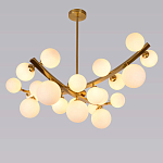 Люстра подвесная фигурная с белыми лампами в форме шара Felicitat варинант исполнения - 4 | Loft Concept в Санкт-петербурге