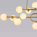 Люстра подвесная с белыми лампами в форме шара Flute варинант исполнения - 3 | Loft Concept в Санкт-петербурге
