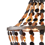 Люстра каплевидной формы с подвесками в виде декоративных бусин Flat Beads варинант исполнения - 1 | Loft Concept в Санкт-петербурге