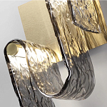 Бра волнистой формы из фактурного стекла Wave варинант исполнения - 4 | Loft Concept в Санкт-петербурге