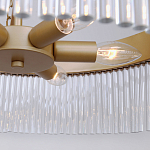 Люстра подвесная круглая со стеклянными трубками Nembus варинант исполнения - 3 | Loft Concept в Санкт-петербурге