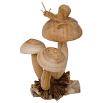 Статуэтка из дерева улитка Animals of the World варинант исполнения - 4 | Loft Concept в Санкт-петербурге