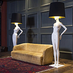 Лампа MANNEQUIN LAMP с абажуром созерцание силуэта варинант исполнения - 4 | Loft Concept в Санкт-петербурге