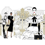 Megan Hess. Elegance варинант исполнения - 4 | Loft Concept в Санкт-петербурге