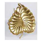 Столик приставной с столешницей Тропический лист Tropical Forest gold варинант исполнения - 4 | Loft Concept в Санкт-петербурге