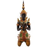 Декоративная статуэтка из бронзы Будда Bronze Kneeling Buddha варинант исполнения - 1 | Loft Concept в Санкт-петербурге