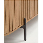 Буфет высокий из дерева манго и металла с открытыми полками и 2-мя дверцами Toinette варинант исполнения - 4 | Loft Concept в Санкт-петербурге