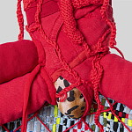 Настенный ковер разноцветный из одежды Heart варинант исполнения - 4 | Loft Concept в Санкт-петербурге