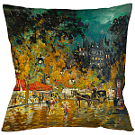 Подушка декоративная Париж Impressionism in Art варинант исполнения - 1 | Loft Concept в Санкт-петербурге
