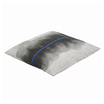 Чехол на подушку хлопковый Blake Boundaries Blue варинант исполнения - 1 | Loft Concept в Санкт-петербурге