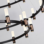 Люстра подвесная с тремя круглыми ярусами и цилиндрическими плафонами Arnaut Light варинант исполнения - 5 | Loft Concept в Санкт-петербурге