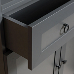 Стеллаж с ящиком и 2-мя дверцами Percent Rack варинант исполнения - 6 | Loft Concept в Санкт-петербурге