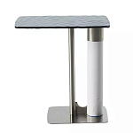 Дизайнерский журнальный стол с прямоугольной рельефной столешницей Nord варинант исполнения - 1 | Loft Concept в Санкт-петербурге