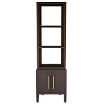 Этажерка Primo с тумбой шпон темный орех варинант исполнения - 1 | Loft Concept в Санкт-петербурге