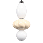 Подвесной светильник фигурный с керамическими элементами Light Fragrant варинант исполнения - 4 | Loft Concept в Санкт-петербурге