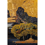 Кофейный стол с японским пейзажем Bohemia coffee table  варинант исполнения - 6 | Loft Concept в Санкт-петербурге