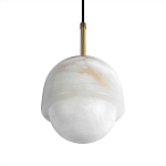 Подвесной светильник из белого алебастра Cryptocrystalline Stone варинант исполнения - 7 | Loft Concept в Санкт-петербурге