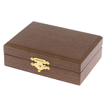 Визитница карманная металлическая с гравюрой Герба России в подарочной коробке Gold Metal Business Card Holders варинант исполнения - 4 | Loft Concept в Санкт-петербурге