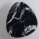 Бра треугольной формы из искусственного мрамора черного цвета Длина 47 см Ginger & Jagger варинант исполнения - 1 | Loft Concept в Санкт-петербурге