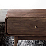 Кофейный стол из дерева с ящиком и нишей для хранения Coffee Walnut Table варинант исполнения - 5 | Loft Concept в Санкт-петербурге