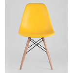 Пластиковый стул на ножках из массива бука Eames Yellow варинант исполнения - 4 | Loft Concept в Санкт-петербурге