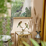 Подсвечник с двумя попугаями из фарфора на бронзовой ветке Eden Garden варинант исполнения - 6 | Loft Concept в Санкт-петербурге