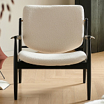 Кресло с каркасом и ножками из древесины и мягкими сиденьем и спинкой Venice варинант исполнения - 7 | Loft Concept в Санкт-петербурге