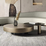 Комплект их 2-х круглых дизайнерских журнальных столов Difelap варинант исполнения - 1 | Loft Concept в Санкт-петербурге